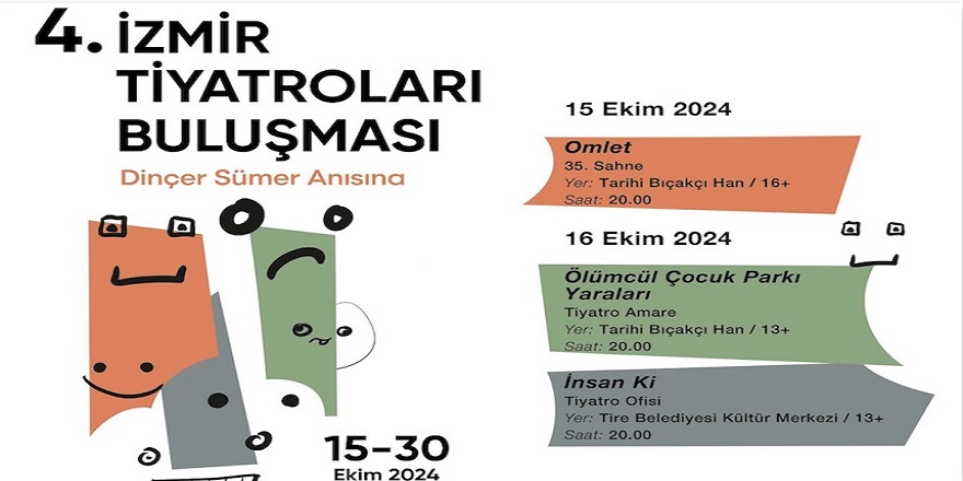 İZMİR TİYATROLARI BULUŞMASI BAŞLIYOR