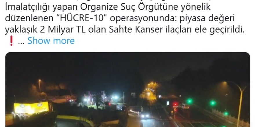 VİCDANSIZLAR...SAHTE KANSER İLACI ÜRETEN ŞEBEKEYE BASKIN