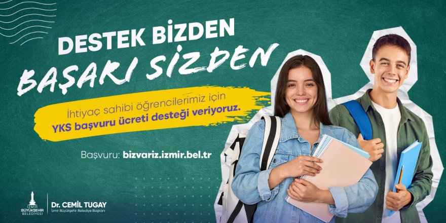 İZMİR BÜYÜKŞEHİR'DEN ÖĞRENCİLERE YKS DESTEĞİ