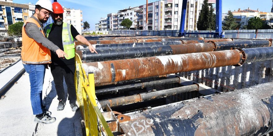 BUCA METROSU'NDA YOĞUN TEMPO ÇALIŞMA