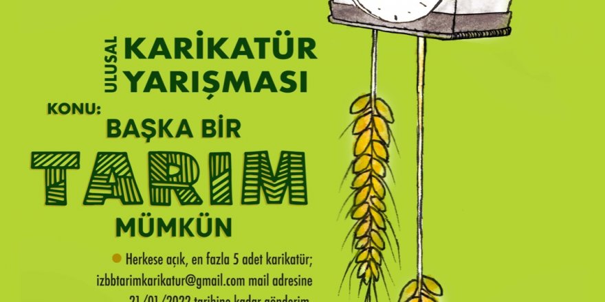 TARIM KARİKATÜRLERİ YARIŞMASI İÇİN SÜREÇ BAŞLADI