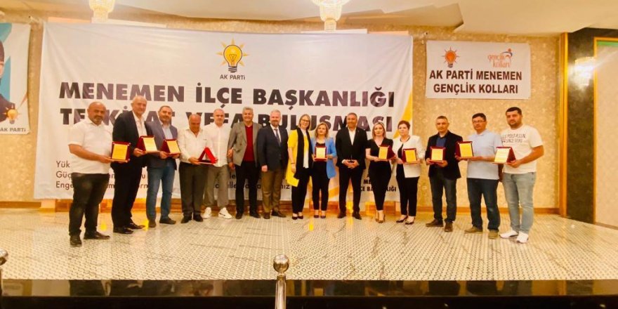 AK PARTİ MENEMEN'DE BÜYÜK VEFA BULUŞMASI