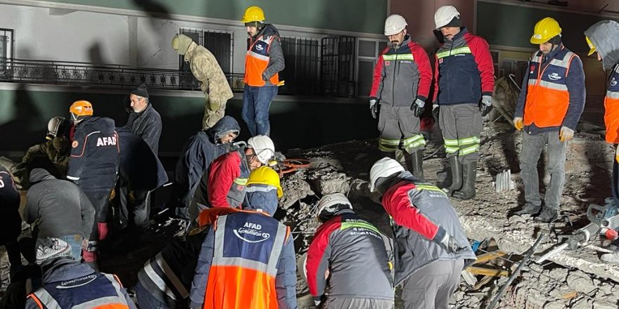 MADENCİLER DEPREM BÖLGESİNDE